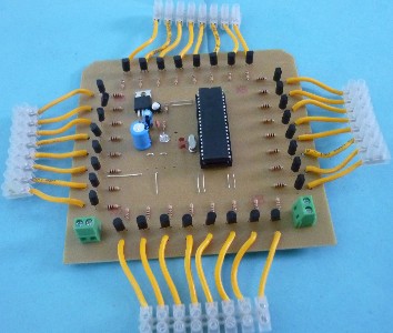 Board điều khiển đa năng - mặt trên bo dieu khien co cong suat1 Lập trình board điều khiển LED