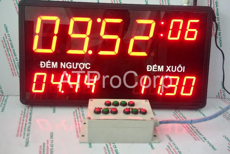 ĐỒNG HỒ ĐIỆN TỬ ĐẾM XUÔI - ĐỒNG HỒ ĐIỆN TỬ TREO TƯỜNG