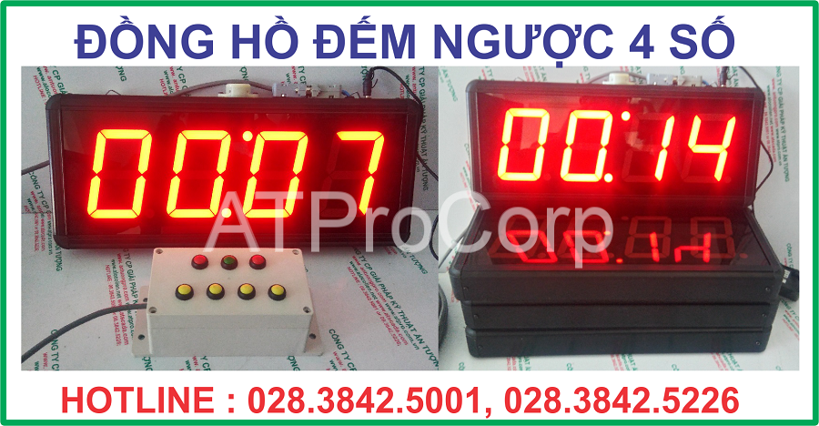 ĐỒNG HỒ ĐIỆN TỬ TREO TƯỜNG - ĐỒNG HỒ ĐẾM NGƯỢC CÓ ÂM THANH