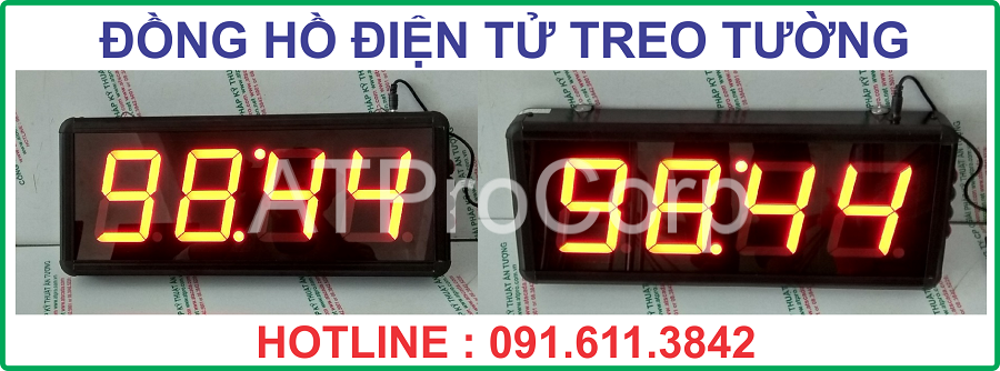 ĐỒNG HỒ ĐIỆN TỬ TREO TƯỜNG - ĐỒNG HỒ ĐIỆN TỬ ĐẾM NGƯỢC