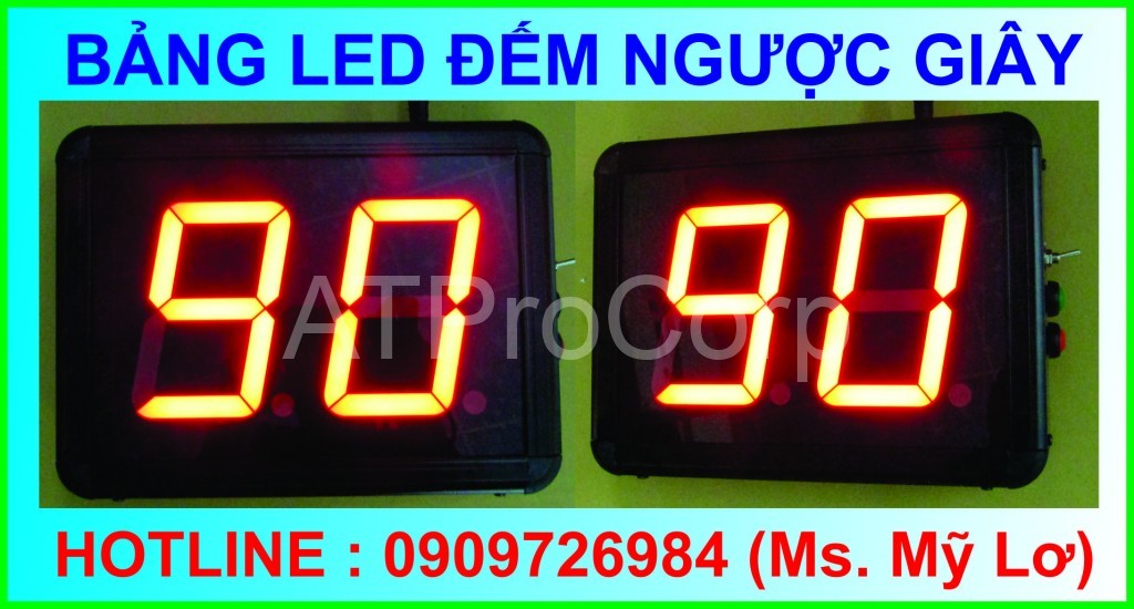 BẢNG LED TREO TƯỜNG ĐẾM NGƯỢC GIÂY