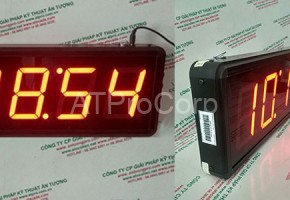 đồng hồ điện tử treo tường điện cơ banner