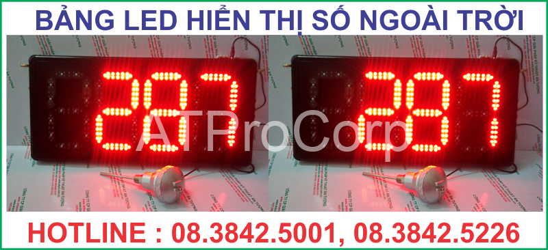 BẢNG LED HIỂN THỊ SỐ NGOÀI TRỜI