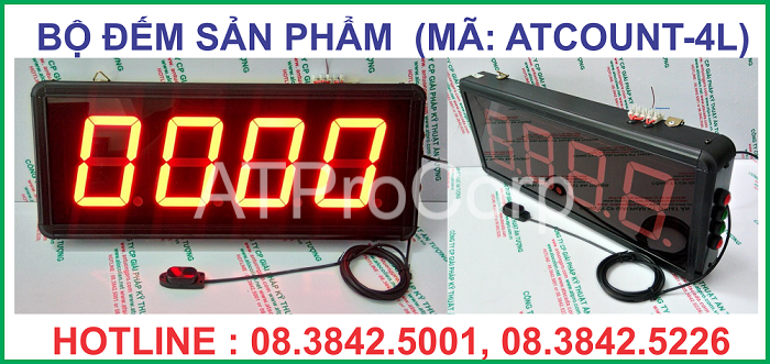 BỘ ĐẾM SẢN PHẨM - BẢNG ĐIỆN TỬ ĐẾM SẢN PHẨM ATCOUNT-4L