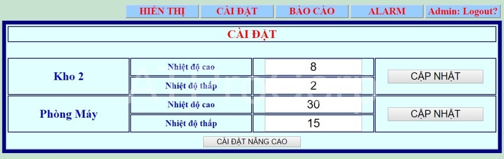 CÀI ĐẶT