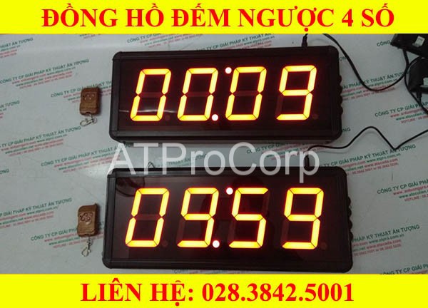 ĐỒNG HỒ ĐẾM NGƯỢC 4 SỐ - CTY MINH TRUNG ĐẠT