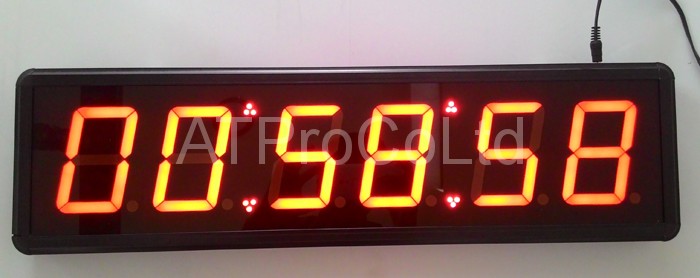 DONG HO DIEN TU 6 SO 2 ĐỒNG HỒ ĐIỆN TỬ LED TREO TƯỜNG ĐẾM NGƯỢC 6 SỐ