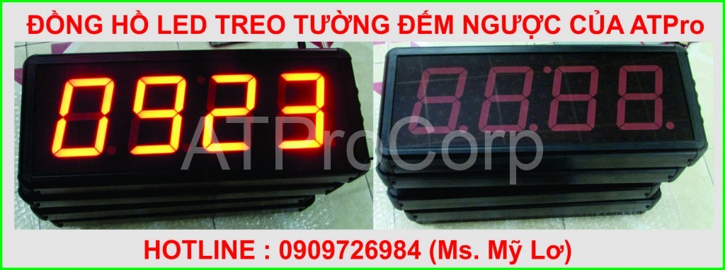 ĐỒNG HỒ ĐIỆN TỬ LED TREO TƯỜNG