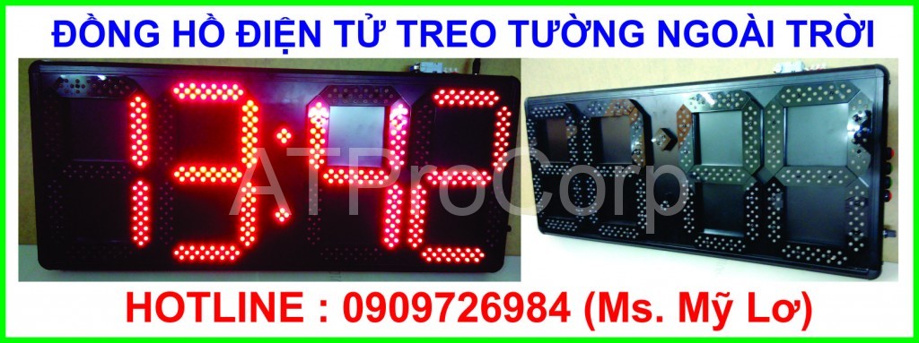 DONG HO LED TREO TUONG BAO VAO CA TAN CA