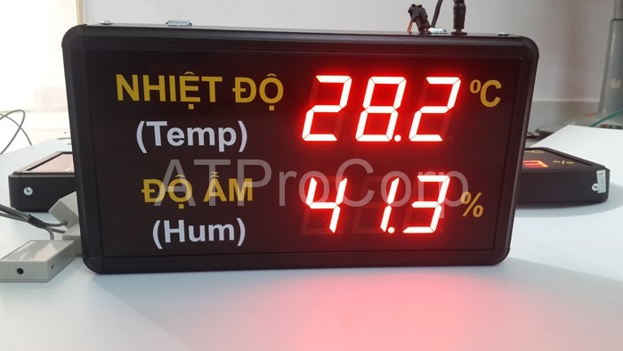 đồng hồ điện tử nhiệt độ độ ẩm