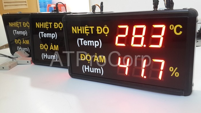 đồng hồ điện tử nhiệt độ độ ẩm