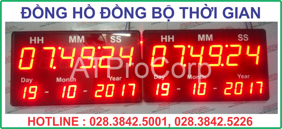 HỆ THỐNG ĐỒNG HỒ ĐỒNG BỘ THỜI GIAN - ĐỒNG HỒ ĐỒNG BỘ THỜI GIAN