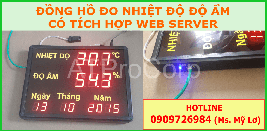 dong ho do nhiet do do am co tich hop web server