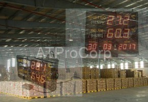 đồng hồ đo nhiệt độ và độ ẩm kho