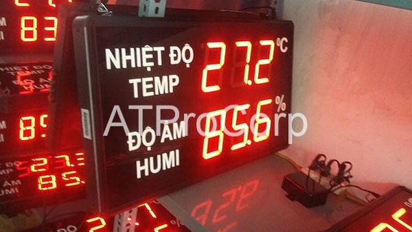 đồng hồ hiển thị nhiệt độ độ ẩm