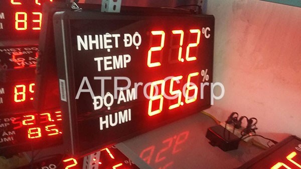 đồng hồ hiển thị nhiệt độ độ ẩm