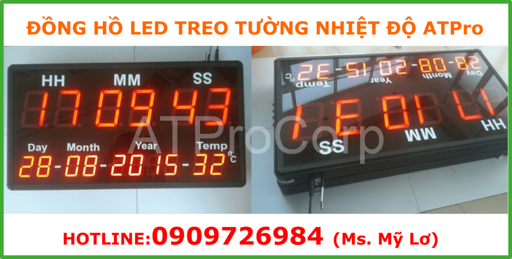 dong ho led treo tuong nhiet do atpro